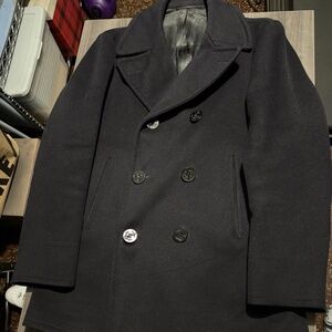 Kersey Wool Coat Size 38 Good Condition 1966 Double Row peacoat soft wool